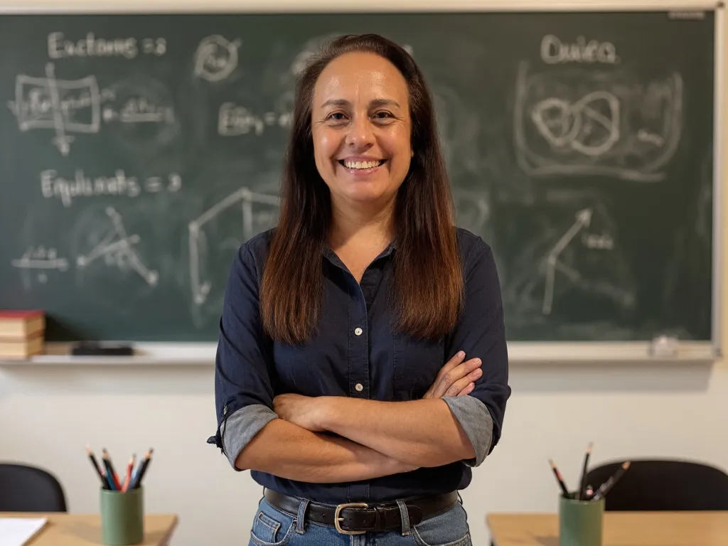 Elizabeth Sharpe, M.Ed. in an educational setting